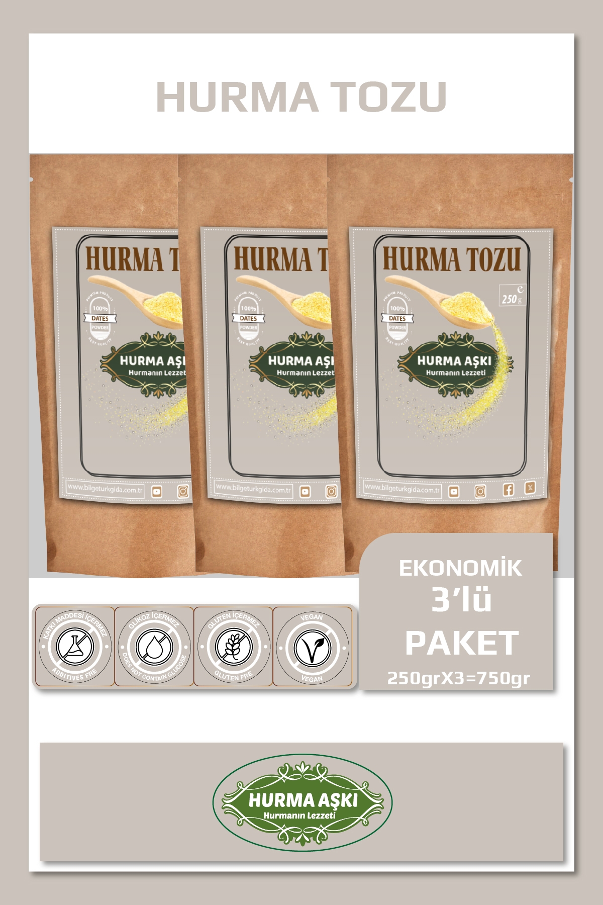 Hurma%20Tozu%20250GrX3=750Gr